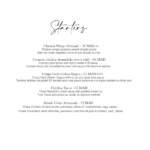 Menu Artisanal Rotisserie 176 Marrakech December 2023 165416-307500